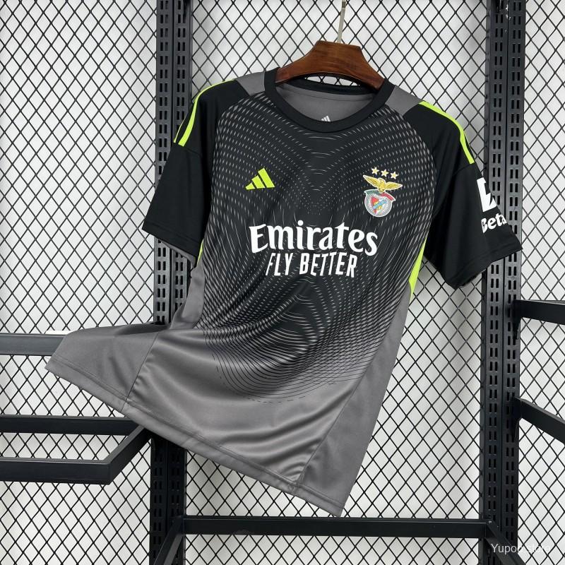 Camiseta de fútbol SL Benfica 2025/26 PORTERO MANGA CORTA VERSION FAN